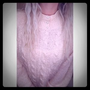 Jennifer Moore Pink Sweater